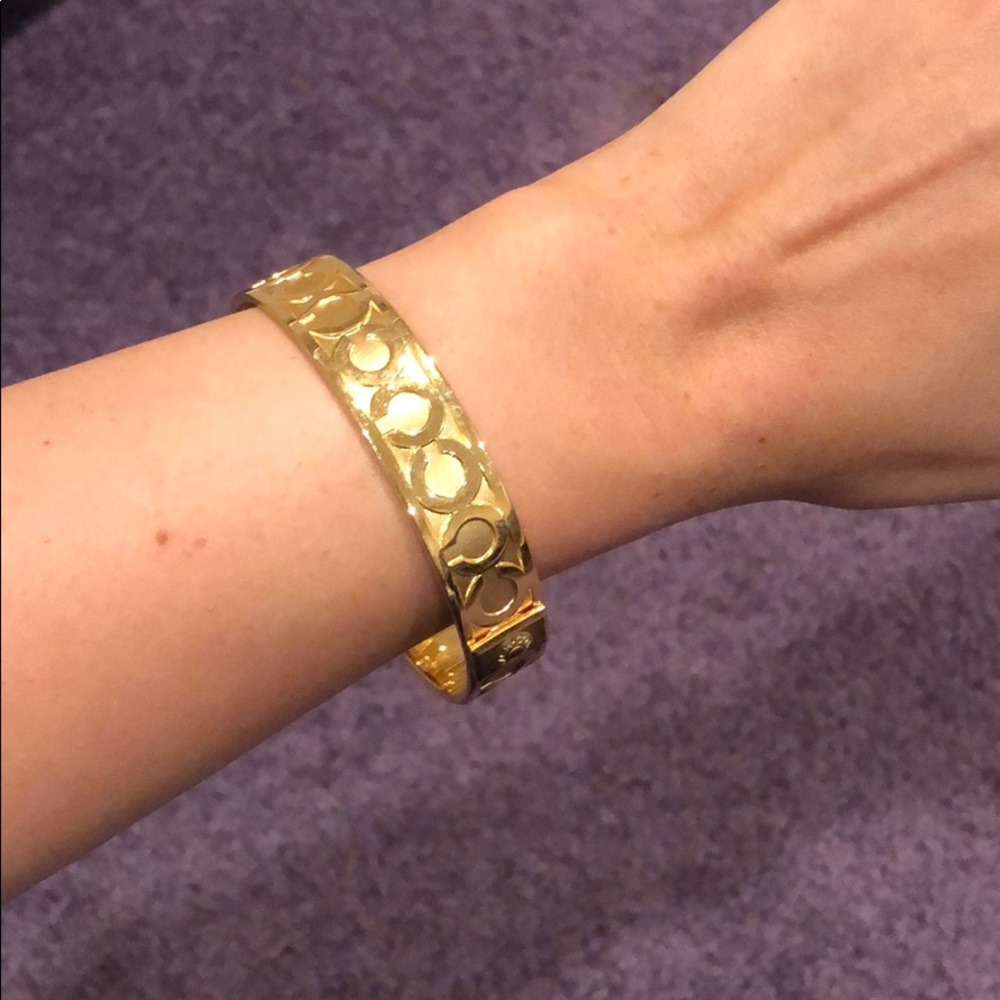 Gold Coach C Bangle
